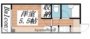 タミーハイツ本厚木【4階】の間取り