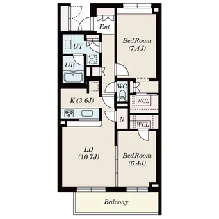 SーFORT横浜青葉台【4階】の間取り