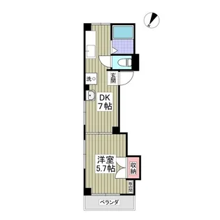 リブレス横浜鶴見【2階】の間取り