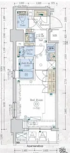 GENOVIA阪東橋ⅡSKYGARDEN【2階】の間取り