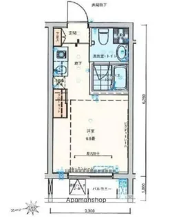 バージュアル横濱あざみ野【5階】の間取り