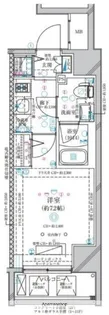 ディアレイシャス横浜吉野町【11階】の間取り