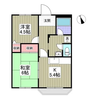 グリーンヴィラ【2階】の間取り