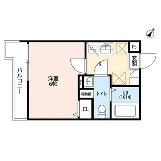 新子安レジデンス【1階】の間取り