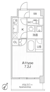 JMFRESIDENCE町田【3階】の間取り