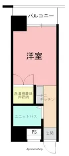 アメニティ旭【6階】の間取り
