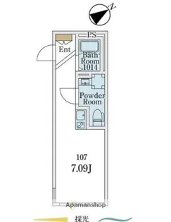 オークレジデンス川崎【1階】の間取り