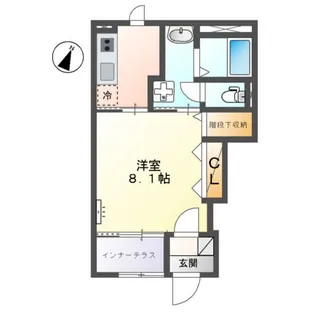ATB 錦衣【1階】の間取り