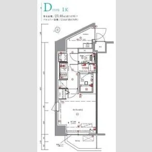MAXIV西横浜DUE【1階】の間取り