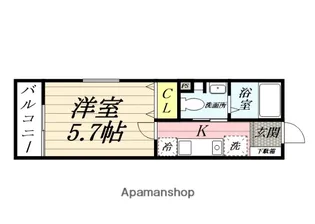 スカイヒルズ鶴ケ峰【2階】の間取り
