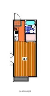 カーザ・たかふね【1階】の間取り