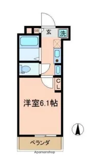 ブランドゥブラン【3階】の間取り