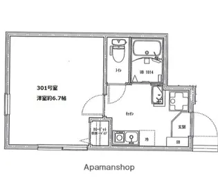 リーヴェルポート金沢文庫ALICE【3階】の間取り