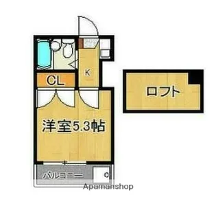 シャルガーデン戸塚【2階】の間取り