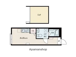 1Kの間取り画像