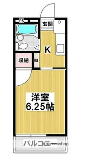 NYハイツ1【2階】の間取り