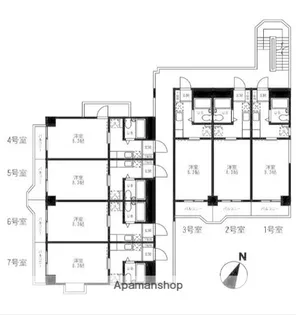 シャンベール湘南【4階】の間取り