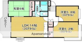 シャンベール花の木【2階】の間取り
