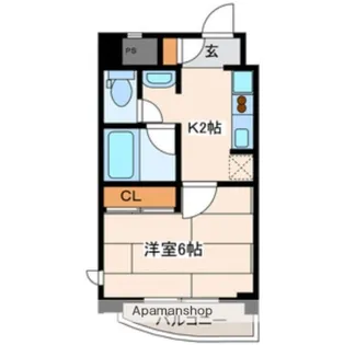 ヴァンヴェール1【1階】の間取り