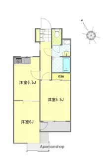 FUJISAWA SAKURA RESIDENCE【5階】の間取り