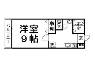 CELSION弐番館【1階】の間取り