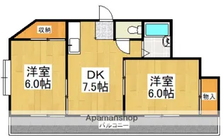グリーンハイツ黒川【3階】の間取り