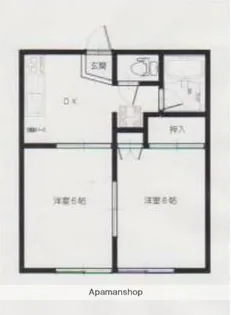 コーポラス石井【2階】の間取り