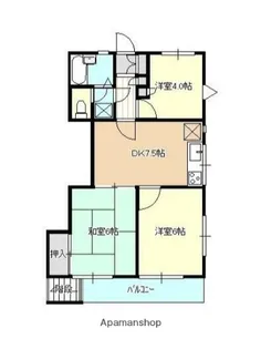 ハイツ3&8【2階】の間取り