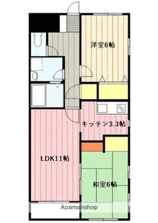 グリーングローヴ希望ヶ丘Ⅱ番館【1階】の間取り