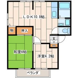 ギャラクシー舞岡【2階】の間取り