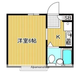 プレステージ下倉田Ⅱ【1階】の間取り