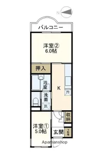 ベルハウス戸塚【1階】の間取り