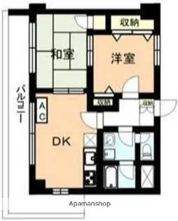 ドミール湘南【5階】の間取り