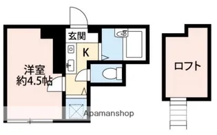 ロッシェル南橋本【2階】の間取り