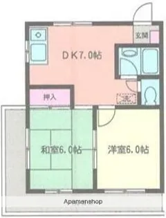 コスモAOI湘南Ⅰ【3階】の間取り