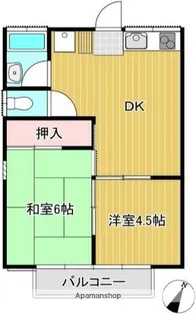 Kハイツ【2階】の間取り