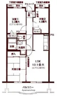 柏桜レジデンス【4階】の間取り