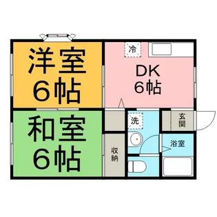 パーシモン【1階】の間取り
