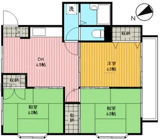 エスポワール西久保【1階】の間取り