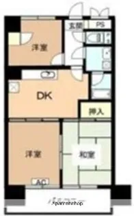 ピア八千代町【7階】の間取り