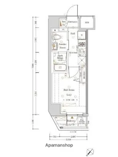 LOG横浜駅東【4階】の間取り
