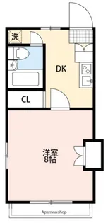 アビタント玉川学園【1階】の間取り