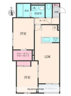 BELLE LEAD 大倉山【2階】の間取り
