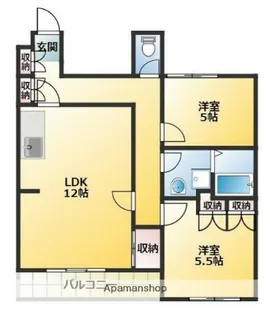 洋光台プレステージュミネギシ【4階】の間取り