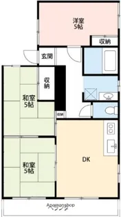 ハイツファイン【2階】の間取り