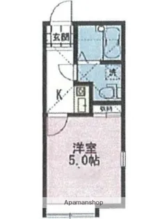 アザーレ・パッシオ長津田【1階】の間取り