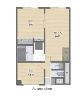 ホーユウパレス衣笠公園【2階】の間取り