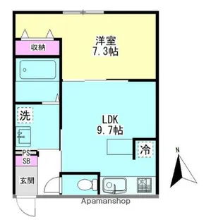 神奈川県横浜市鶴見区東寺尾中台【アパート】の間取り