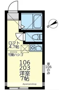 ユナイト富士見アントワーヌ【1階】の間取り