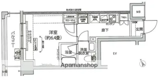アイルプレミアム横浜サウス【2階】の間取り